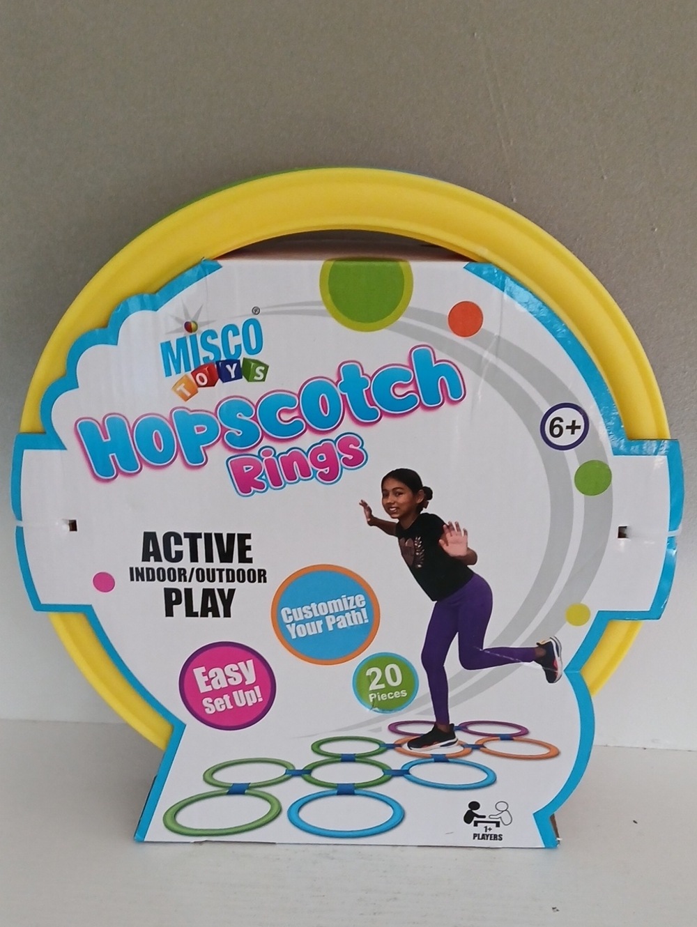 Yellow Hopscotch Rings - Active Indoor/Outdoor Play